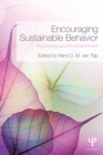 Image for Encouraging sustainable behavior: psychology and the environment