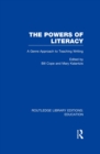 Image for The powers of literacy: a genre approach to teaching writing