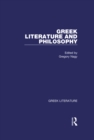 Image for Greek literature and philosophy