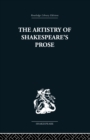 Image for The Artistry of Shakespeare&#39;s Prose