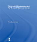 Image for Financial management for local government