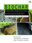 Image for Biochar for environmental management: science and technology