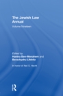 Image for The Jewish law annual. : Vol. 18