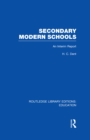 Image for Secondary Modern Schools Vol. 10: An Interim Report
