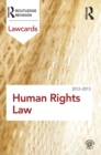 Image for Human rights law 2012-2013.