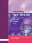 Image for Addressing pupils&#39; behaviour: responses at district, school and individual levels
