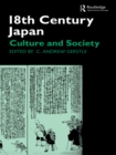 Image for 18th century Japan: culture and society