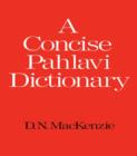 Image for A concise Pahlavi dictionary