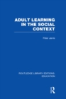 Image for Adult learning in the social context