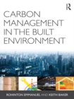 Image for Carbon management in the built environment