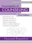 Image for The encyclopedia of counseling: master review and tutorial for the National Counselor Examination, State Counseling Exams, and the Counselor Preparation Comprehension Examination