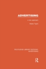 Image for Advertising: a new approach