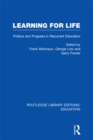 Image for Learning for life: politics and progress in recurrent education