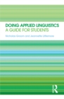 Image for Doing applied linguistics: a guide for students