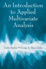 Image for Introduction to Applied Multivariate Analysis