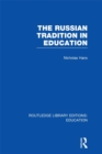 Image for The Russian Tradition in Education