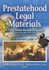 Image for Prestatehood legal materials: a fifty-state research guide, including New York City and the District of Columbia