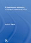 Image for International Marketing: Sociopolitical and Behavioral Aspects