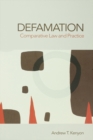 Image for Defamation: Comparative Law and Practice