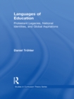 Image for Languages of education: Protestant legacies, national identities, and global aspirations