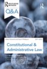 Image for Constitutional &amp; administrative law 2011-2012