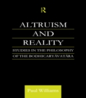 Image for Altruism and reality: studies in the philosophy of the Bodhicaryavatara