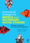 Image for Instructional strategies for middle and secondary social studies: methods, assessment, and classroom management