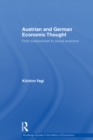 Image for Austrian and German economic thought: from subjectivism to social evolution