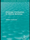 Image for Concept formation in social science