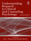 Image for Understanding research in clinical and counseling psychology