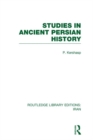 Image for Studies in Ancient Persian History