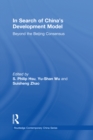 Image for In search of China&#39;s development model: beyond the Beijing consensus