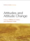 Image for Attitudes and attitude change