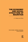 Image for The Economic and Social Structure of Mauritius