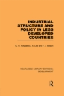 Image for Industrial structure and policy in less developed countries