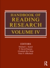 Image for Handbook of reading research. : Volume 4