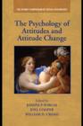 Image for The psychology of attitudes and attitude change