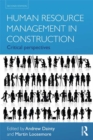 Image for Human Resource Management in Construction Projects: Strategic and Operational Approaches