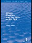 Image for Ethics, emotion and the unity of the self