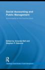 Image for Social accounting and public management: accountability for the public good