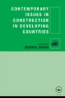 Image for Contemporary issues in construction in developing countries