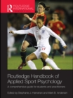 Image for Routledge handbook of applied sport psychology: a comprehensive guide for students and practitioners