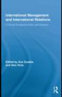 Image for International management and international relations: a critical perspective from Latin America