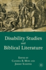 Image for Disability studies and biblical literature