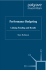 Image for Performance budgeting: linking funding and results