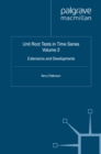 Image for Unit root tests in time series.: (Extensions and developments) : Volume 2,