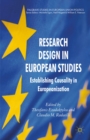 Image for Research design in European studies: establishing causality in Europeanization