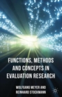 Image for Functions, methods and concepts in evaluation research