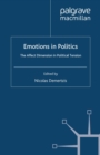 Image for Emotions in politics: the affect dimension in political tension