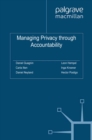 Image for Managing privacy through accountability